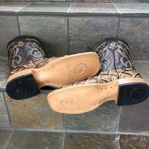 Square Toe Cowboy Boots size 8.5 **"runs big** - Picture 7 of 13